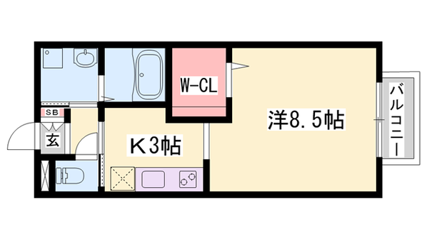 マ・メゾン英賀保の物件間取画像